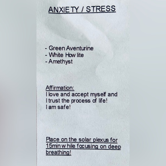 Handcrafted Healing/Comfort Bracelet for Anxiety - Picture 3 of 3